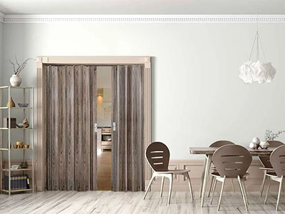 Puertas plegables en PVC