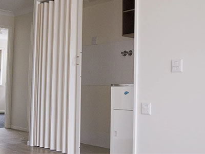 Puertas plegables en PVC